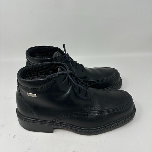 Ecco Men's Boot Gore Tex Size 41 US 7-7.5 Black Chukka Ankle - Picture 1 of 16